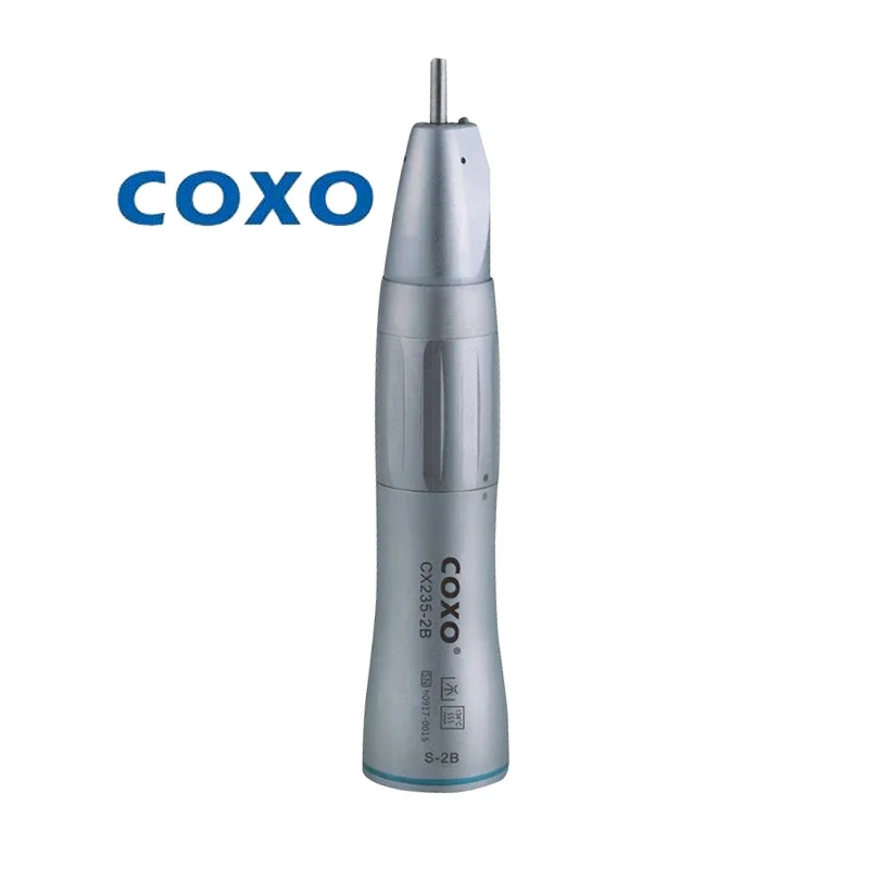 

COXO CX235-2B 1: 1 Dental Handpiece Inner Channel Contra Angle Straight Machine Blue Ring Electric Grinding and Polishing Tool