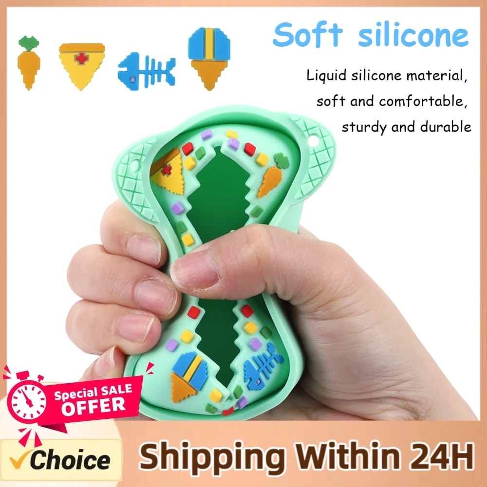 Silicone Cover for Digital Pet Interactive Virtual Pets Shockproof Carrying Case with Lanyard Protective Skin Sleeve Accessories