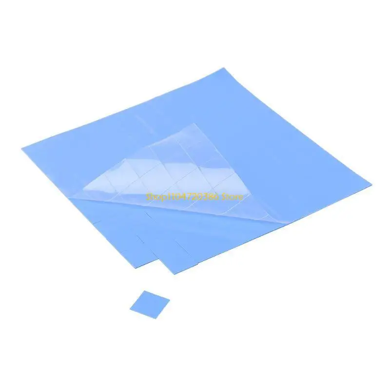 K0EA 100mmx100mmx0.5mm 1Sheet/100PCS Thermal Pad GPU CPU Heatsink Cooling Conductive