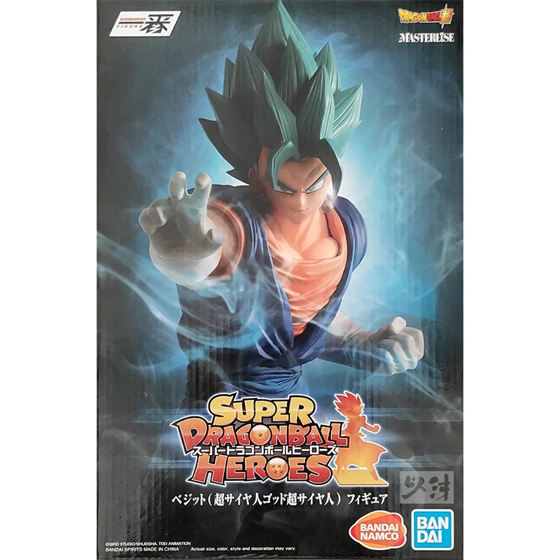 Bandai Genuine Dragon Ball Anime Figure Vegetto Action Figure Toys for Boys Girl Kids Christmas Gift Collectible Model Ornaments