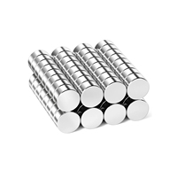 100Pcs DiscMagnets 6mm x 3mm Neodymium Magnets for Dry Erase Board Whiteboard Office Fridge Crafts, Mini Round Magnet for DIY