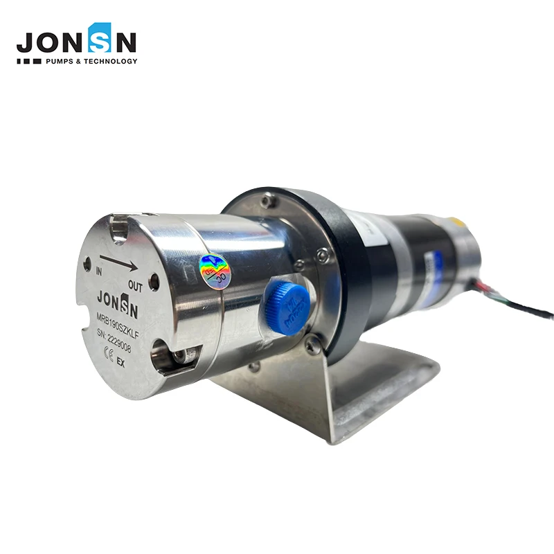 316L Stainless Steel Leakage Proof Metering Pump Micro Magnetic Drive Gear Pump With Motor For Coffee Machine Printer