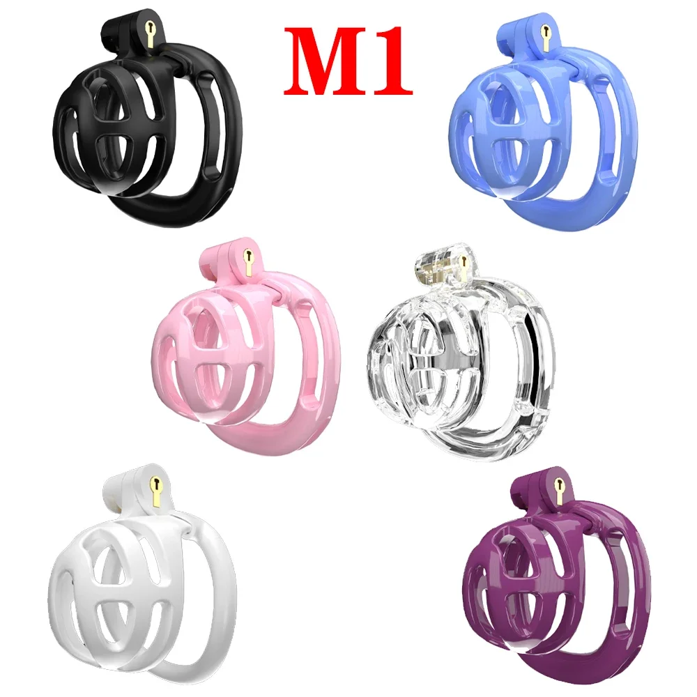 Bdsm Male Chastity Device Cock Cage Lightweight Chastity Cage정조대Body-Safe ABS Penis Cage for Men with 5 Different Sizes Ring 18+