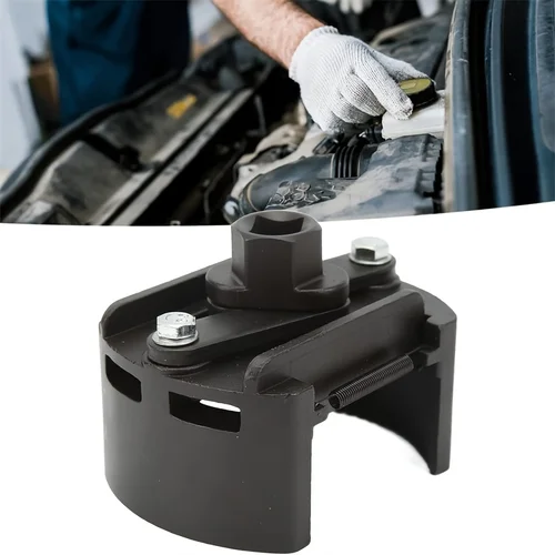 Llave de acero ajustable de 60mm-80mm para filtro de aceite de coche, herramienta de reparación de extracción de filtro de combustible, accesorios para camión y motocicleta