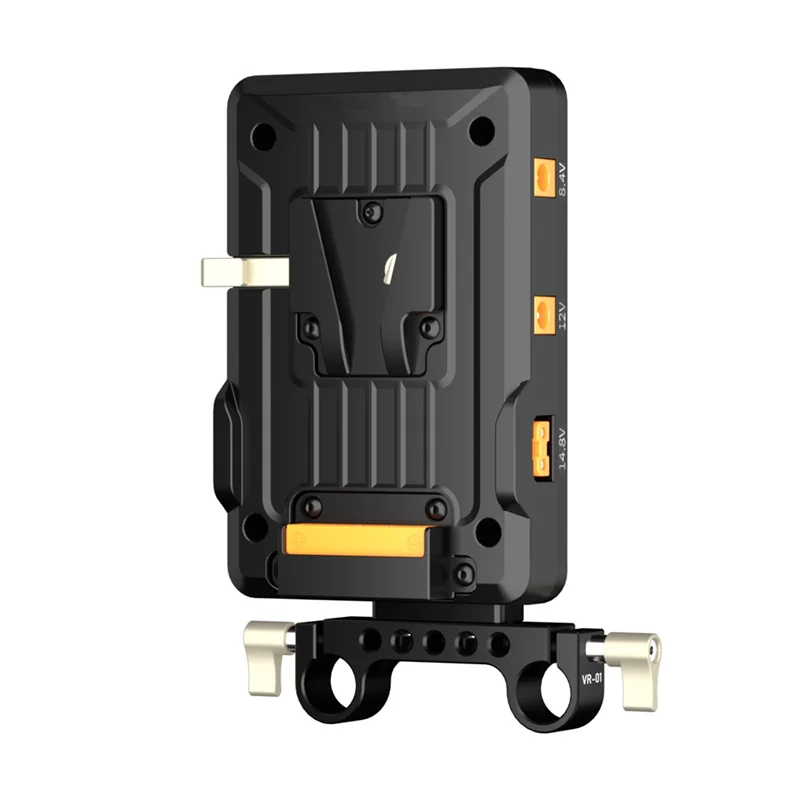 

-A96Z V-Lock Plate Adapter For Standard V Battery With VP1 V-Mount Plate, PD 14.8V,15MM Rod Clamp For Videography