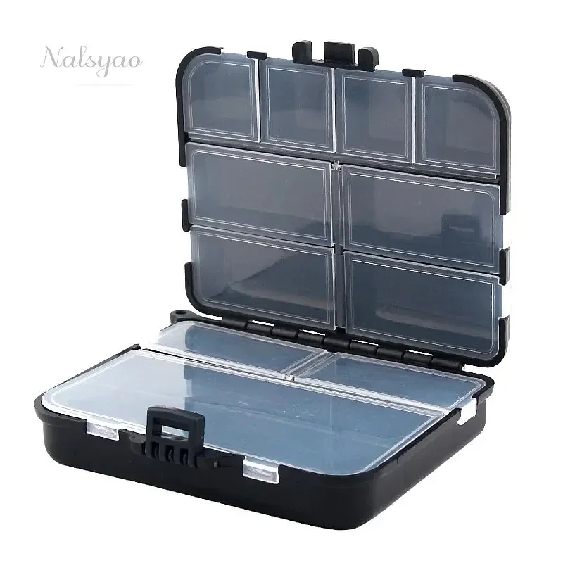 1pcs Double Sided Fishing Gear Box, Fishing Accessories Storage Box for Hooks, Lures, Baits, Carp Tackle Parts Organizer