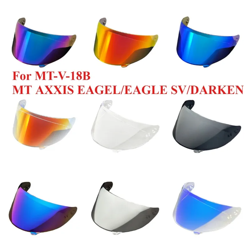 Helmet Visors for MT-V-18B MT AXXIS EAGEL/EAGLE SV/DARKEN Helmet Visor Lens Shield Sunscreen Windshield Uv Protection
