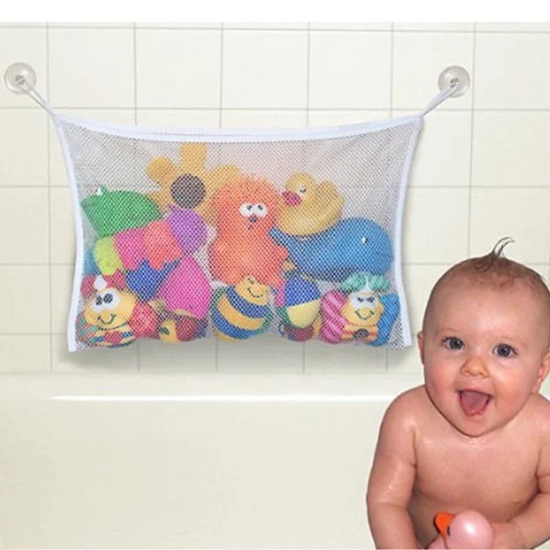 Neue Niedliche Tier-Badespielzeuge für Kinder, Saugnapf-Aufbewahrungskorb für Badewanne, Puppen-Hängetasche, Netz-Aufbewahrungstasche, Wasserspielzeug – Detail 28