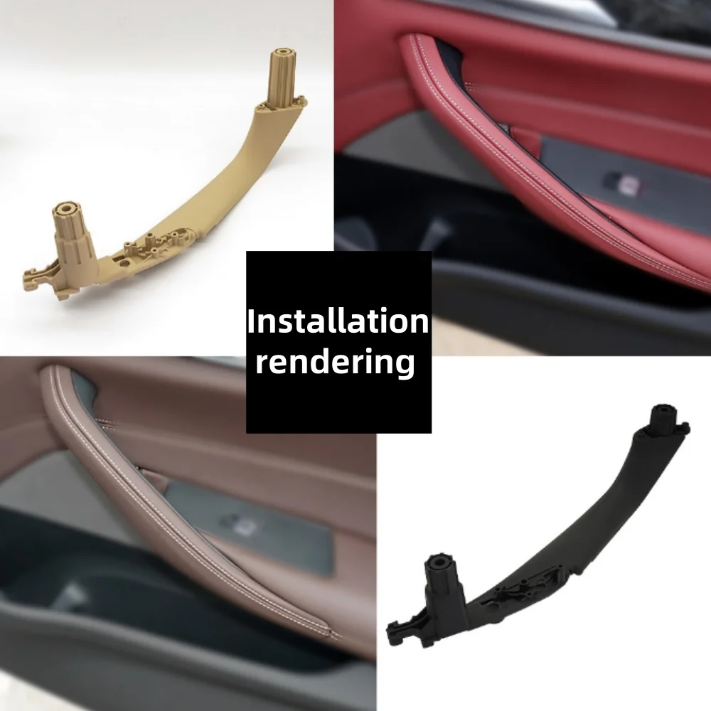 لسيارات BMW 5 Series G30 G38 2018-2023 مسند الذراع الداخلي مقبض الباب الديكور OE: 51417438523