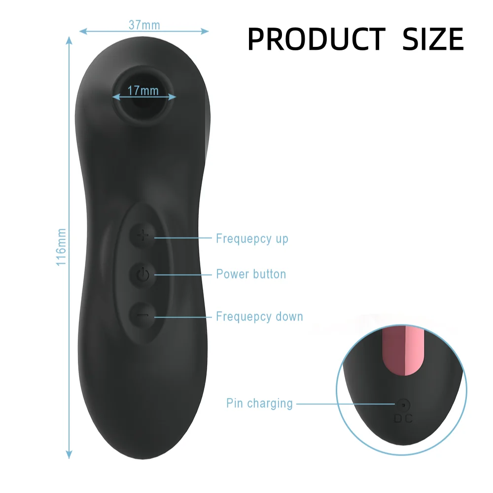 Adult Toy for Women Mini Powerful Sucking Vibrator Female Masturbator Clitoris Massager Nipple Stimulator Adult Sexual Products view 6
