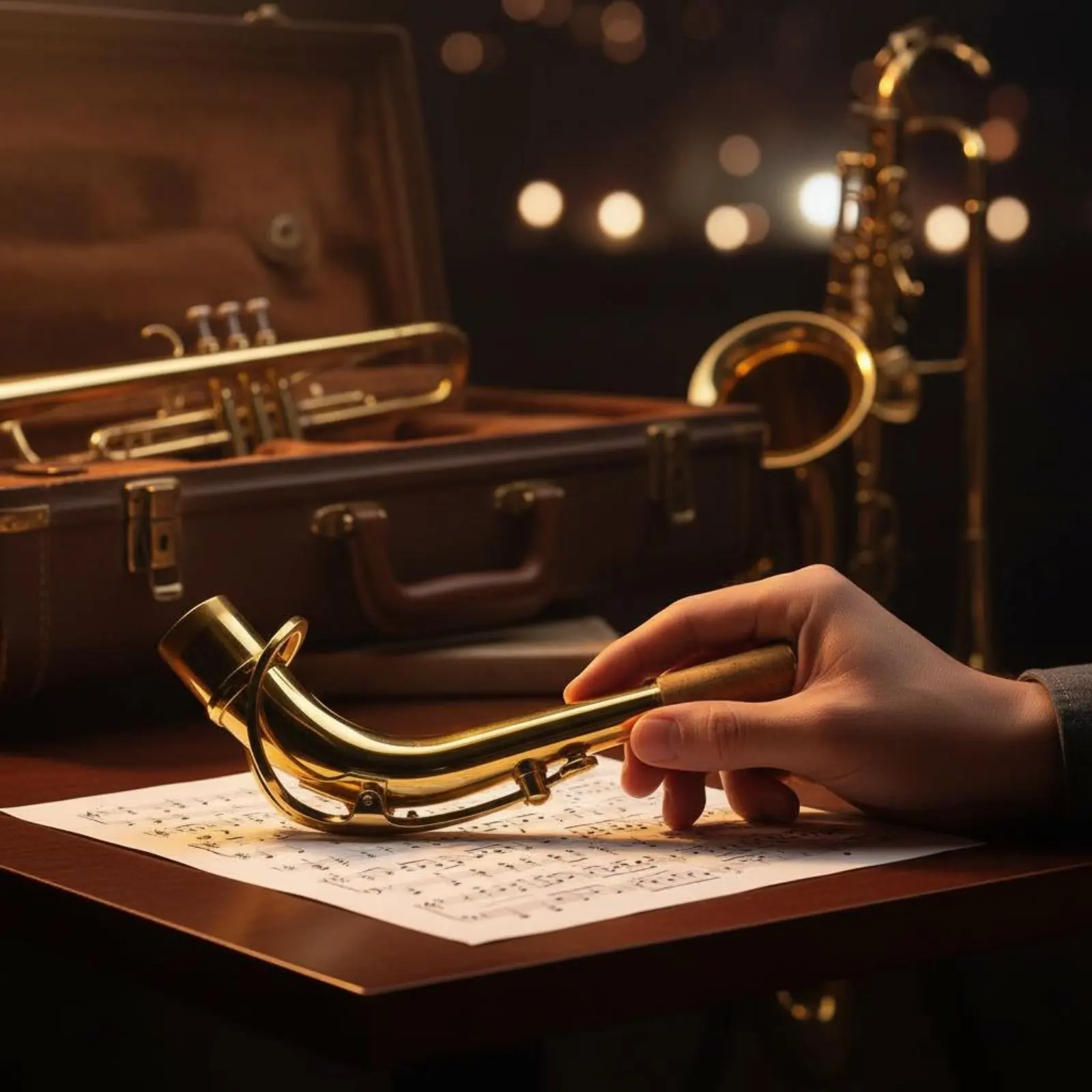 

Alto Saxophone Bend Neck Clear Tone Alto Sax Neck Music Instrument Part Universal Fit 24.5 Mm Connector