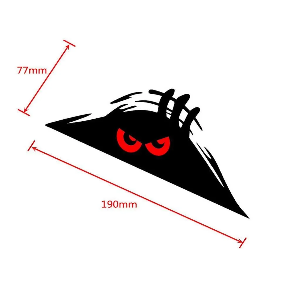 Waterproof Scratch Cover Peeking Auto Self-adhesive Sticker 3D Big Eyes Sticker Car Styling Headlight Decoration