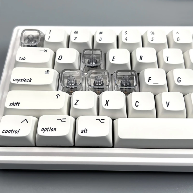 

1U XDA Keycap Blank Личное дополнение Толстый материал ПБТ Набор из 8-1000 шт.