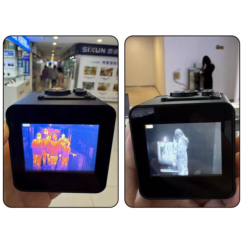 

Инфракрасный тепловизор с ночным видением, 2-дюймовый дисплей 480*360, объектив 320*240 9.7мм/15мм, 50Гц HD, корпус из алюминиевого сплава, Type-C