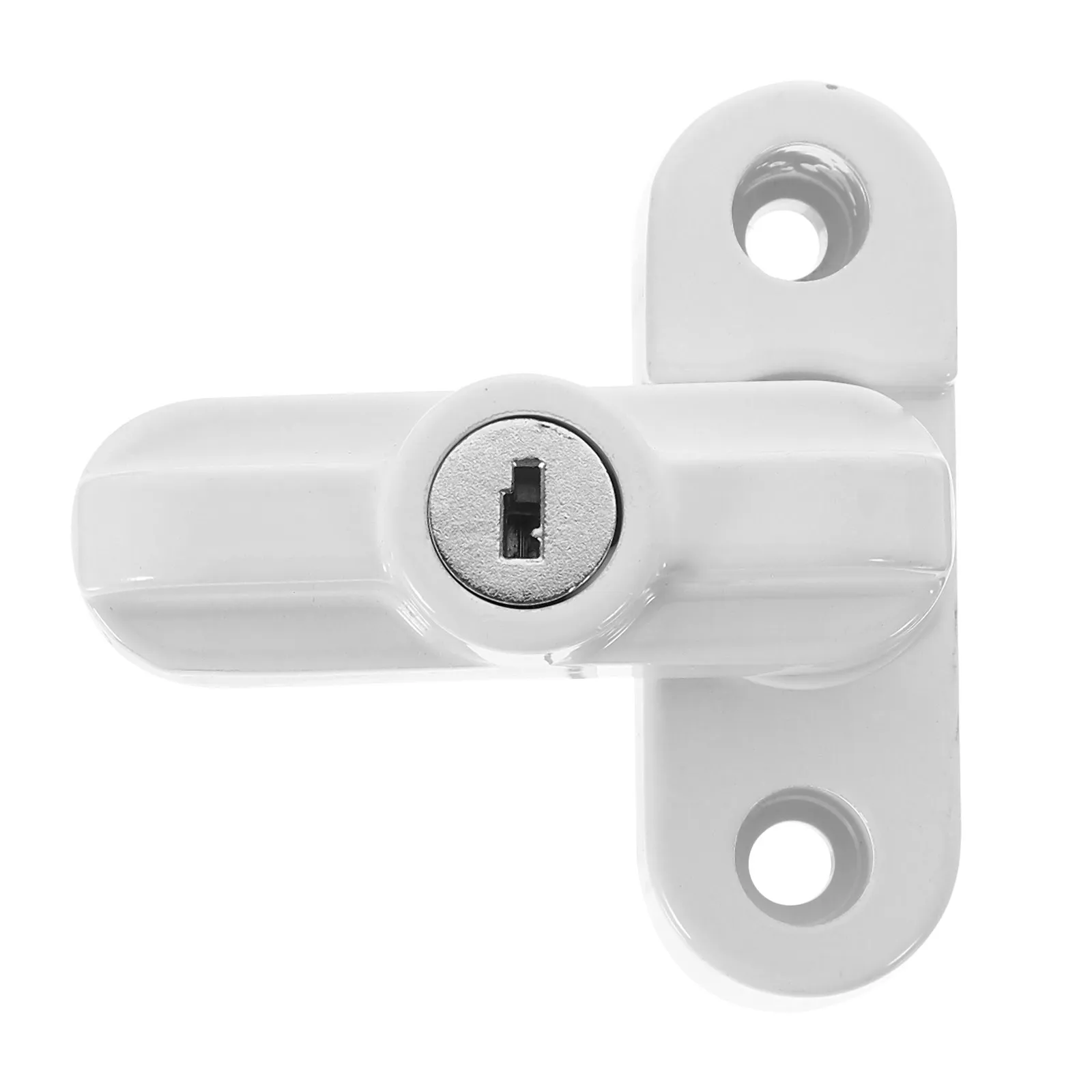 

1Set T Shaped Window Lock Practical Safe Durable Security Lock for Doors and Windows Sash Blocker Extra Protection