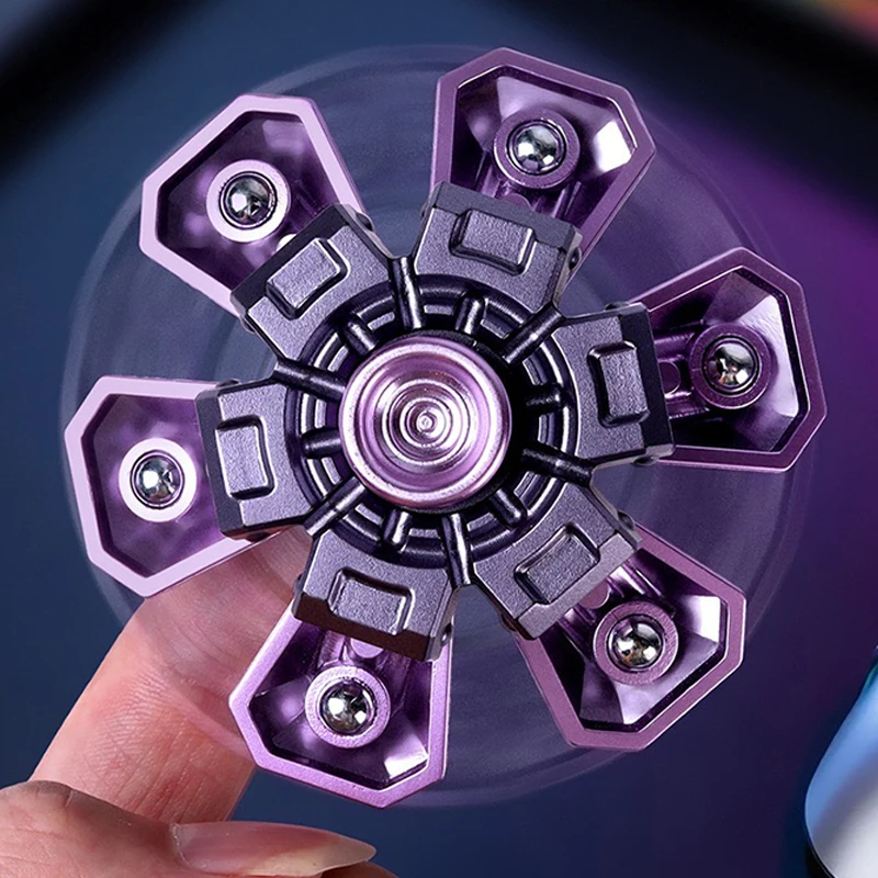 Creativo Transformable dedo Mecha Fidget Spinner tecnología estética transformación mecánica Fidget juguete para niños regalo