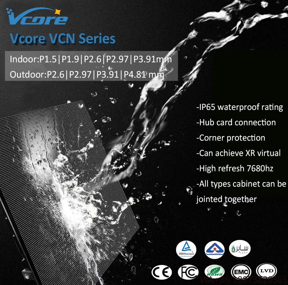 LED شاشة داخلية عالية الجودة المرحلة جدار الفيديو P2.97 P3.91 تأجير شاشة عرض 500x1000 مللي متر جدار للإعلان #4