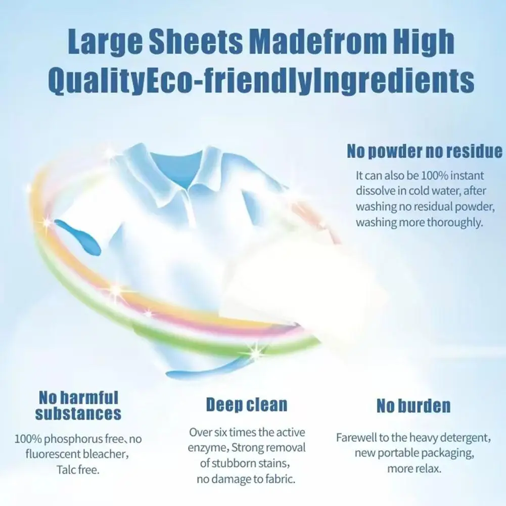 Afbeelding 7: Ultra Geconcentreerde Wasbubbellen Langdurige Actie 30 Geurreiniging Stuks/zak Wassen Multi Accessoires G4Q9