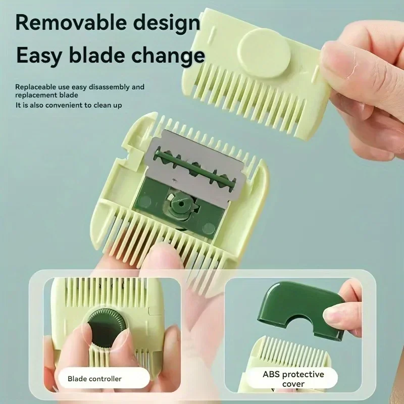 2-in-1 Hair Clipper Comb for Daily Trimming