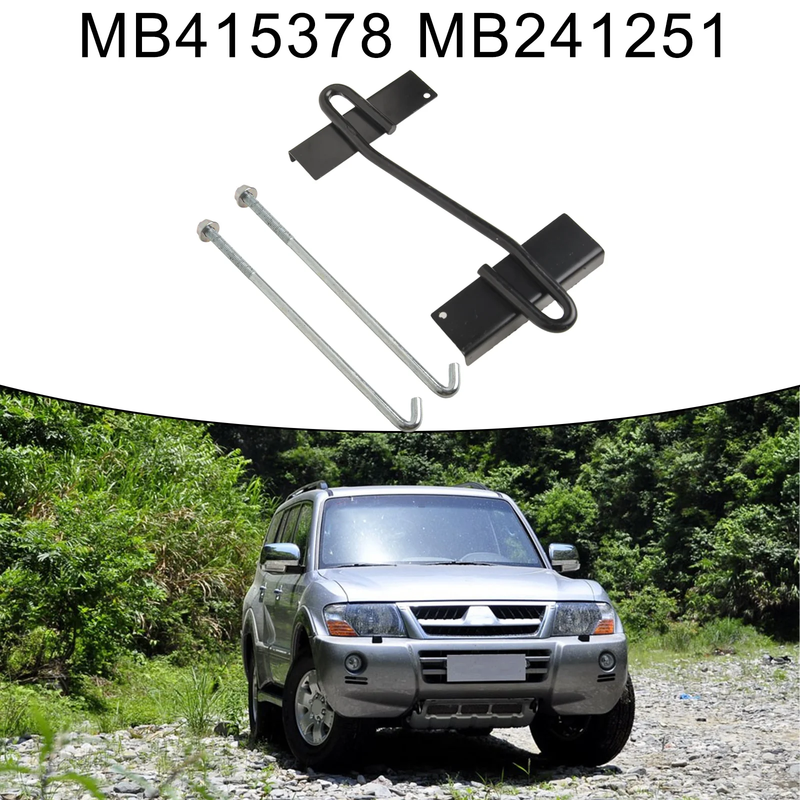 

Sleek Design Battery Hold Down Bracket for Pajero V70W/V90W/V80W Fits Perfectly to OEM Numbers MB415378/MB241251