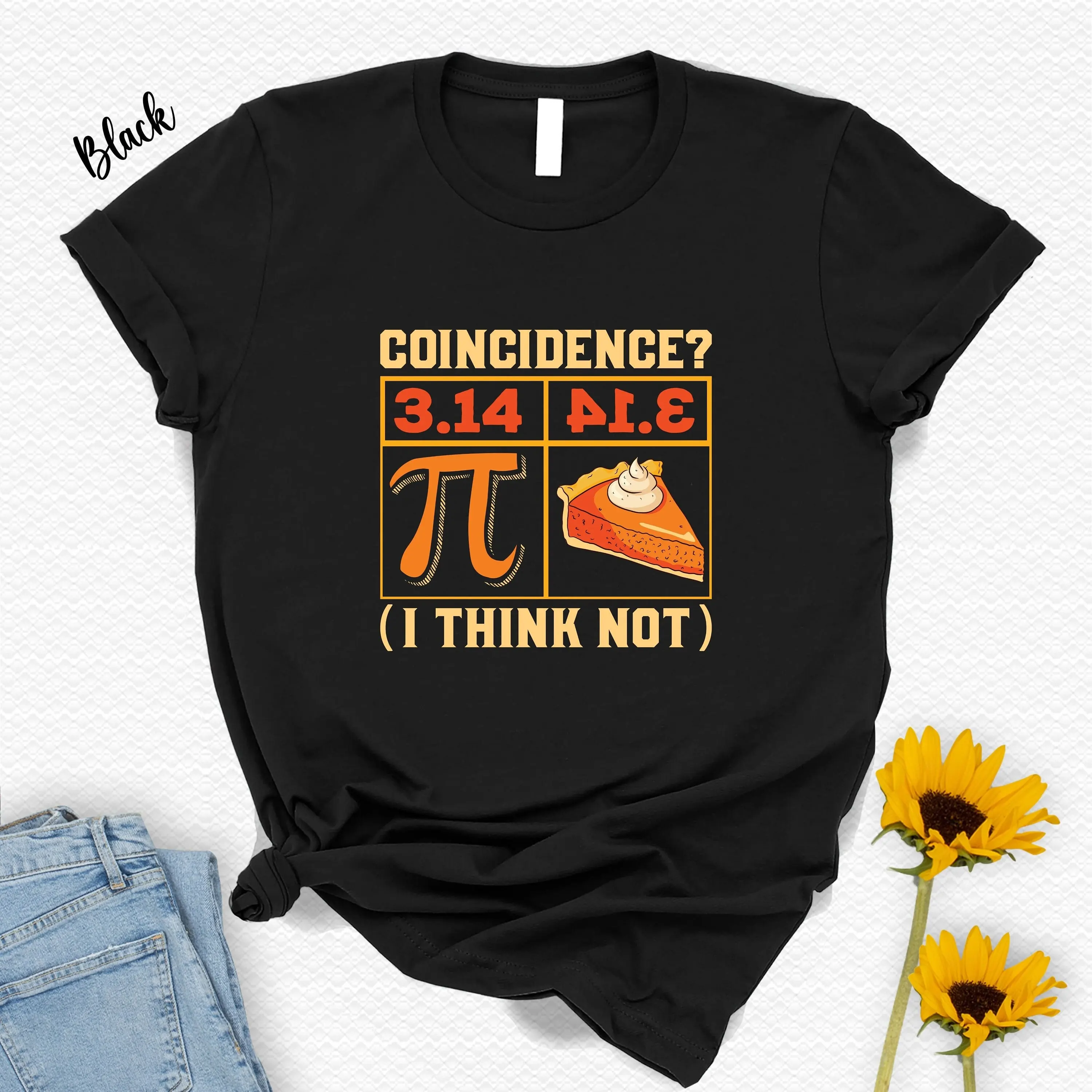 

Футболка Pi Day, учитель математики, совпадение «Я думаю, что не Забавный символ дня рождения», возвращение в школу