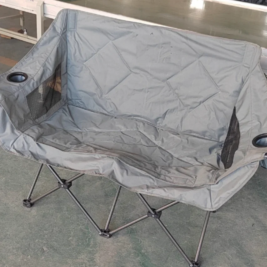 Poltrona per il tempo libero portatile da spiaggia pieghevole per due persone