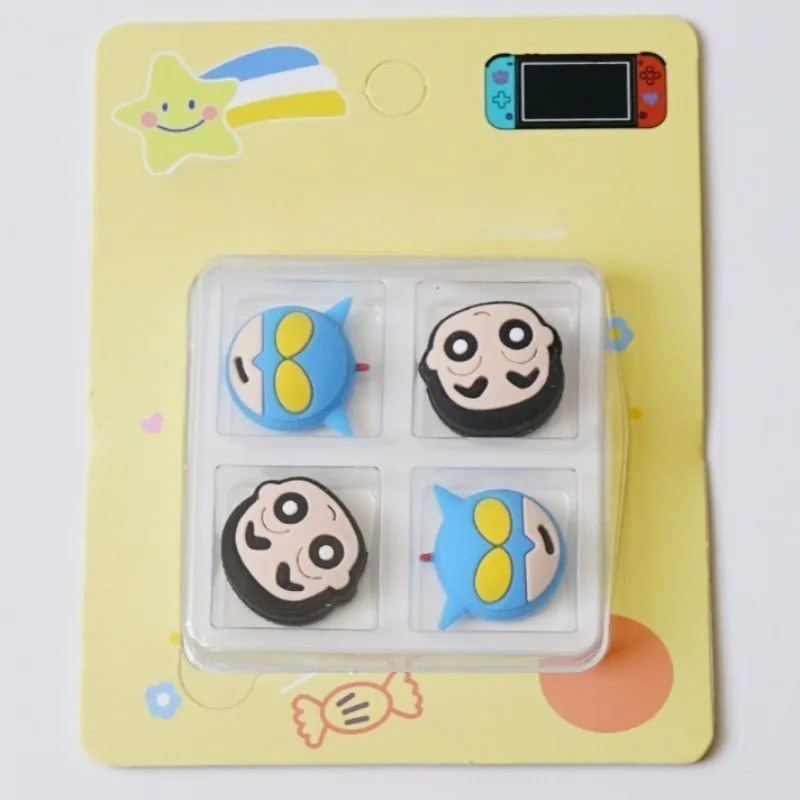 Cartoon Cute Crayon ShinChan Silicone Rubber Thumb Grip for Switch 2 PS5 XBOX JoyCon Controller Joystick Cap Protective Cover - view 2