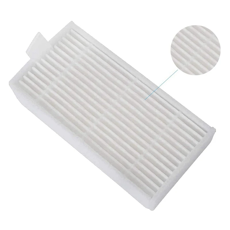 2 peças de reposição de escovas laterais de filtro definido para ilife v3 v3s v5 v5s v5s pro aspirador de pó robô acessórios
