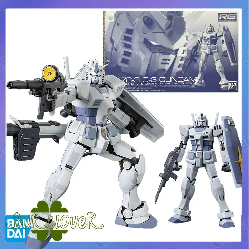 

Bandai оригинальная экшн-фигурка RG Gundam RX-78-3 G-3 GUNDAM, игрушки для мальчиков и девочек, детский рождественский подарок, коллекционная модель, украшения