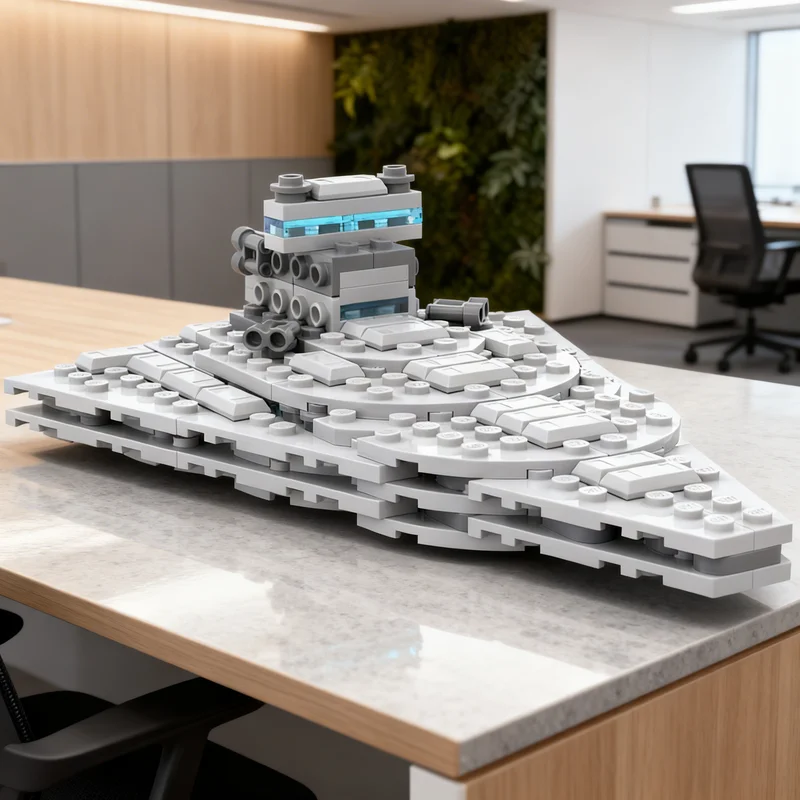 231pcs MOC Imperial Class Star Destroyer 3x 30708 Building Blocks Construction Set Collector Edition Hobby Toy Gift For Adults