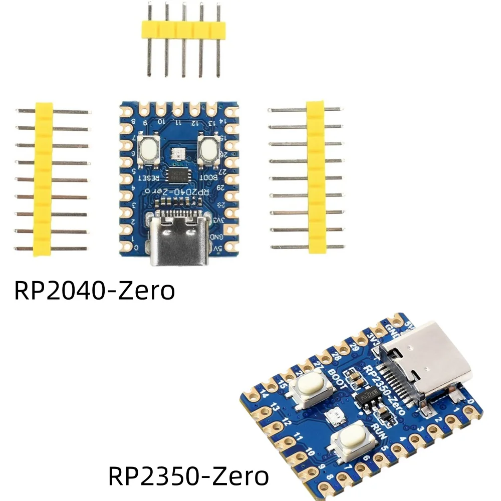 RP2350-Zero RP2040-Zero for Raspberry Pi Microcontroller PICO Development Board Type C Without Pin Header