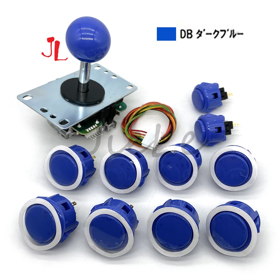 Joystick Sanwa originale giapponese per macchina da gioco arcade, pulsante, controller USB, parti del kit fai da te, 8 OBSF-30, JLF-TP-8YT