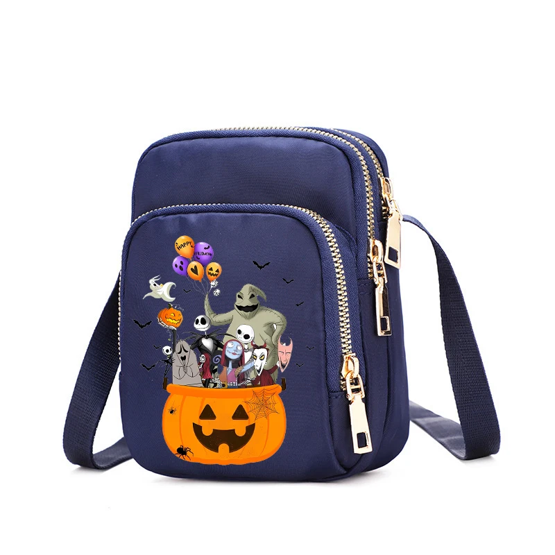 Disney The Nightmare Before Christmas Crossbody Bags for Men Women New Anime High-capacity Shoulder Pouch Travel Purse Kids Gift