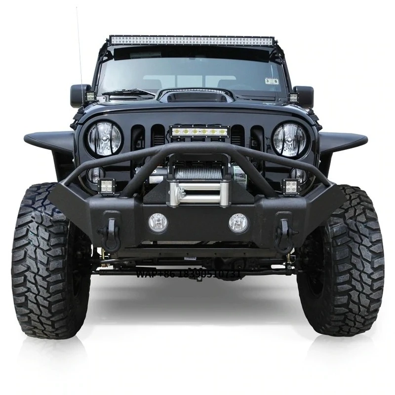 

Steel Front Bumper (bull Bar ) for Wrangler Black Front Bumper