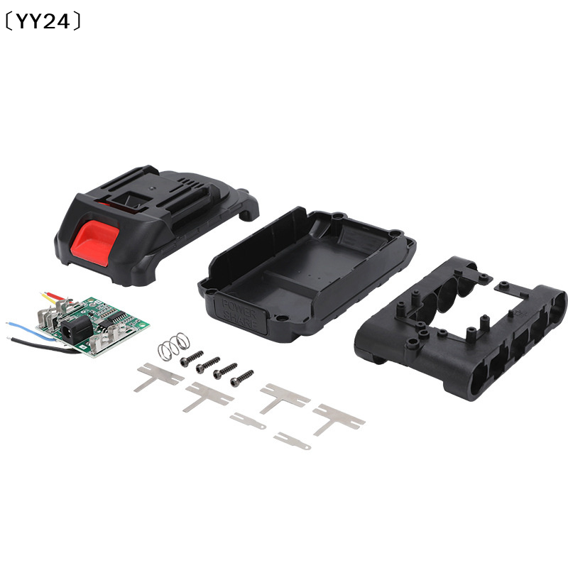  Plastic Battery Plastic Case DIY For 18650 Nylon Shell Battery Board CaseElectric Drill Case Black Circuit Board〔YY24〕 