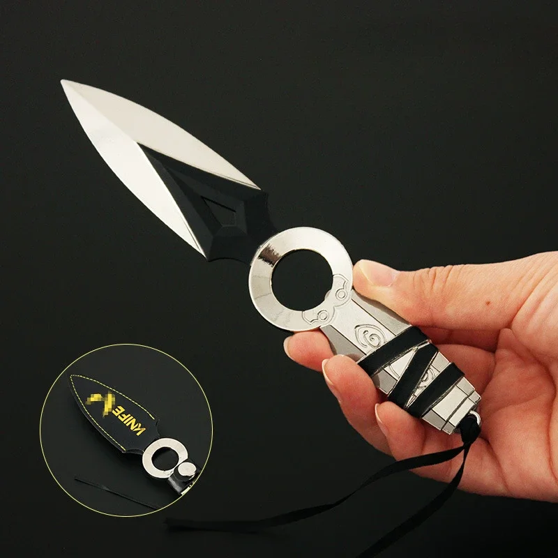 Valorant Weapon Jett Kunai Special Agent Game Peripheral 17cm Melee Weapon Model Metal Samurai Sword Collect Gifts for Boys Toys