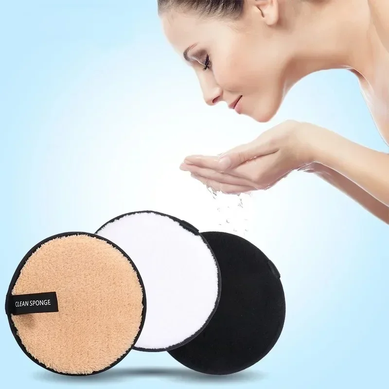 1 Stück Make-up Entferner Pads Kosmetik wieder verwendbare Gesichts tuch Make-up Tücher Tuch wasch bare Watte pads Hautpflege Reinigung Puff Tool