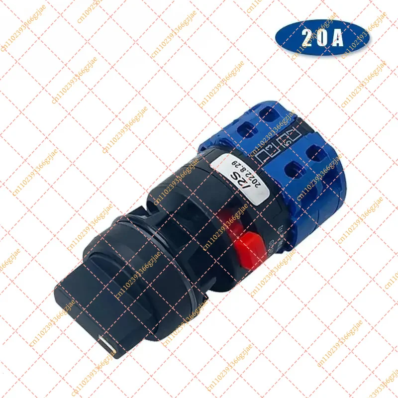 LW26-20S Single Hole Mounting 22mm Rotary Cam Switch 20A Changeover Main Selector Silver Contact YMW26, Replacement Part