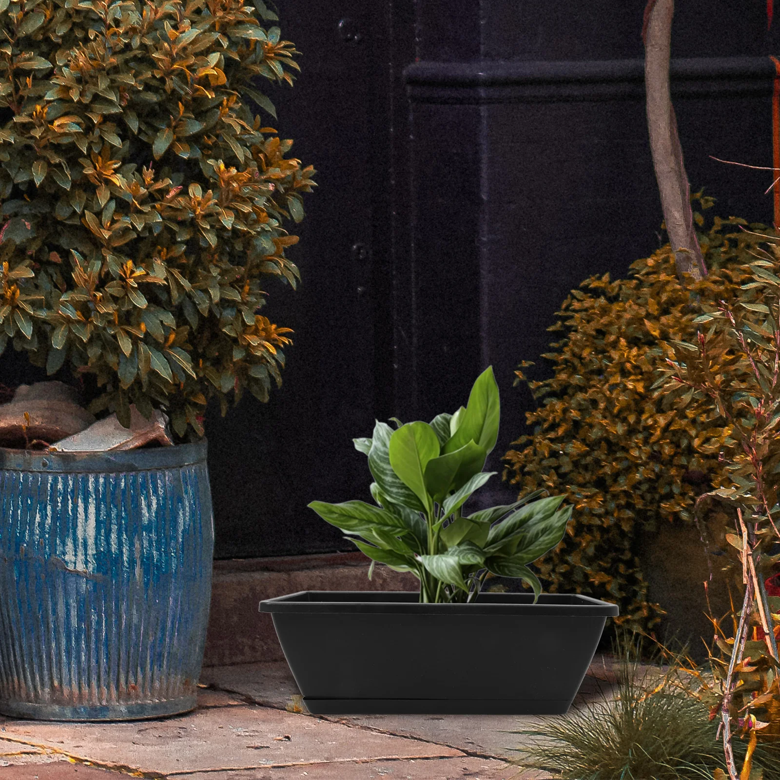 

4Sets Durable Lightweight Portable Vegetable Flower Pot Planting Container for Indoor Outdoor Gardening Accessories