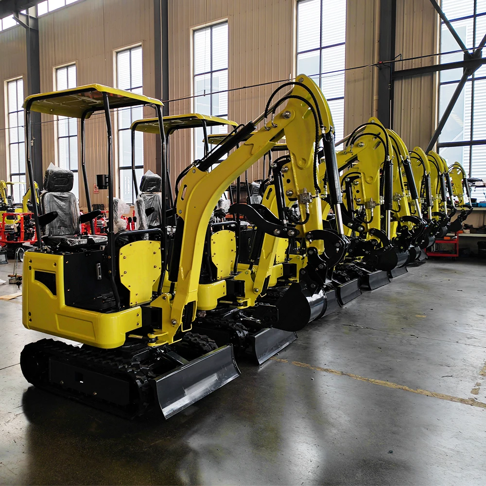 1 Ton Small Excavator, CE Approved & Customizable | Factory Direct Shipping, Low Maintenance & High Performance