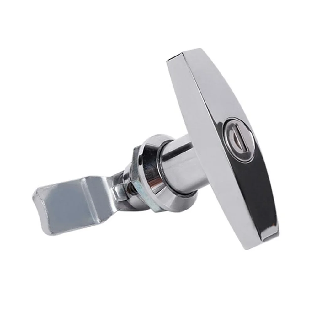 T-Shape Handle Door Lock With Key Caravan RV Truck Trailer Toolbox Drawer Mail Box Distribution Box Cabinet Door Lock Latch