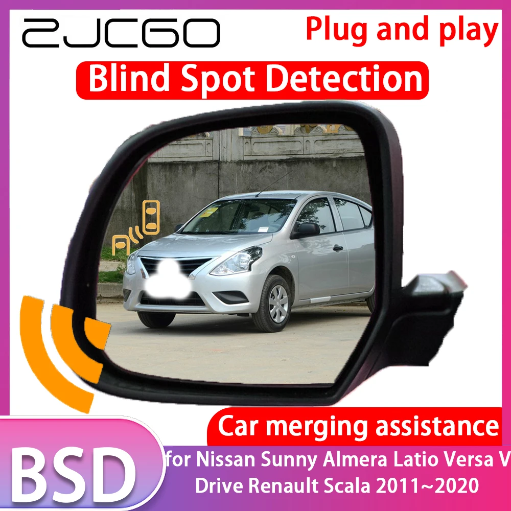 for Nissan Sunny Almera Latio Versa V Drive Renault Scala Blind Spot Detection Car BSD BSA BSM System Warning Radar Alert Mirror