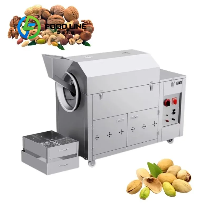 Customized Low Cost Automatic Nut Chocolate Processing Machine Commercial Roasted Cashew Manufacturing Equipment