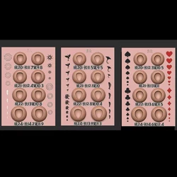 20/21/22/24mm Doll Eye Mold Fundus Patterned DIY Handmade Anime Eye Mold Doll Accessories Plastic Molds Doll Resin Eye Mold