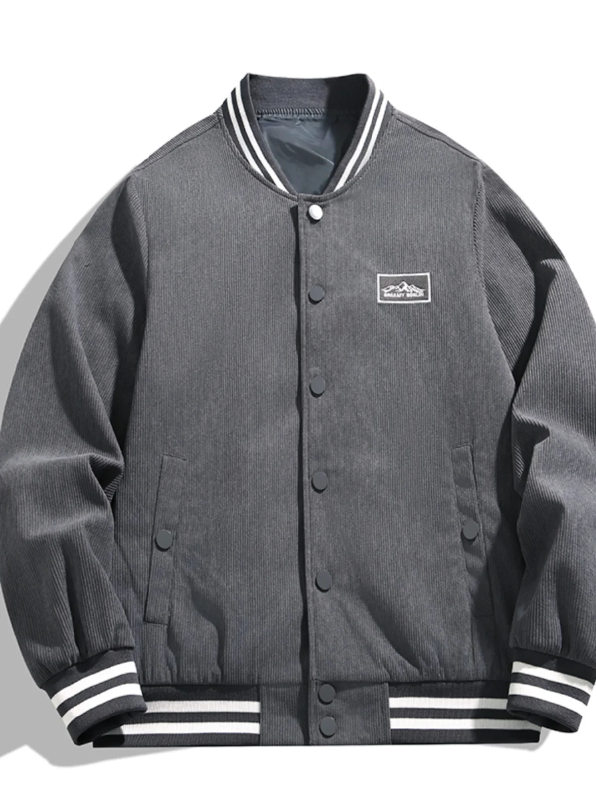 

Мужская куртка American Sle: Новая весенне-осенняя свободная бейсбольная куртка в стиле ретро, модная брендовая вельветовая верхняя одежда для молодежи