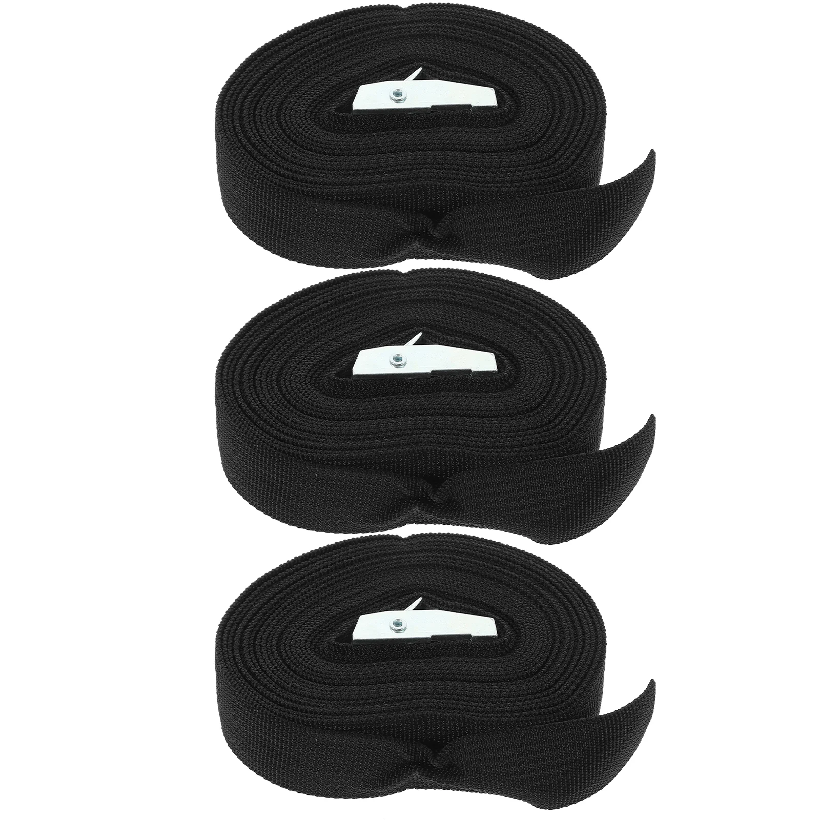 

3 Pcs Pressing Buckle Straps Cargo Belts Packing Ordinary for Truck Man Baggage