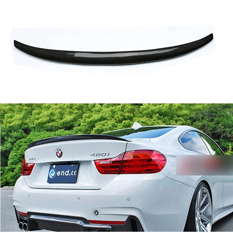 For BMW F36 carbon fiber Rear Spoiler P Style 4 Series 4 Door Gran Coupe Carbon Spoiler 2014 2015 2016 - UP 420i 420d 428i 435i