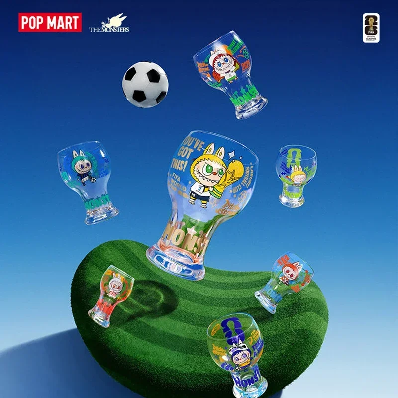 POP MART Labubu The Monsters Fifa Series Glass Blind Box Guess Bag Mystery Box Toys Doll Cute Anime Figure Desktop Collection view 5