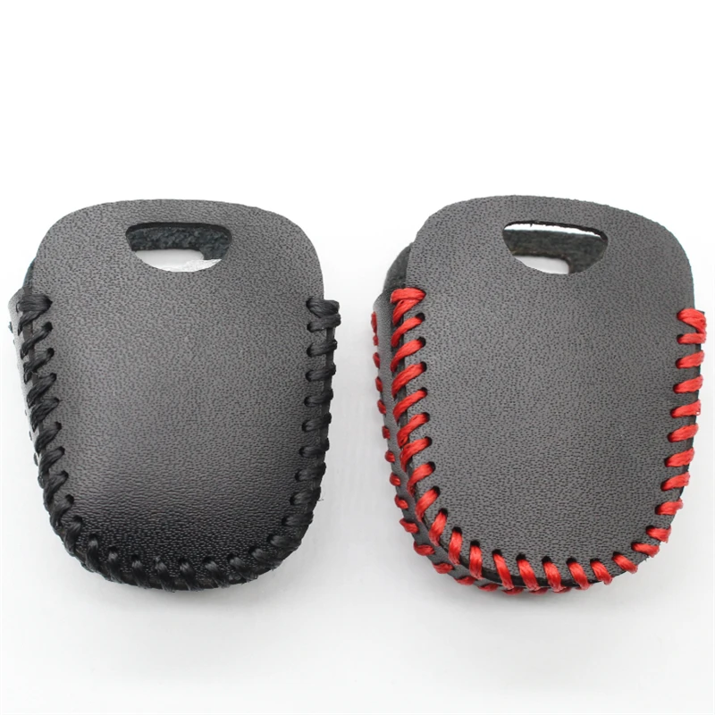 FLYBETTER Genuine Leather Key Case Cover For Peugeot 206/207/306/307/408/406 For Citroen C1/C2/C3/C4/C5/C8/XSARA/Picasso L2196
