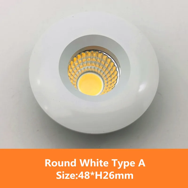 10x 5W Recessed COB LED Ceiling Spot Light 110V 220V Dimmable Driver Included for home showcase cabinet hotel skirting 3000K